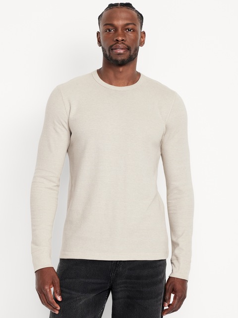 Waffle-Knit T-Shirt