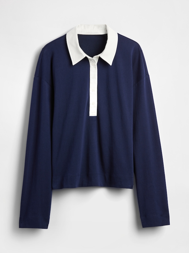 オーガニックコットン ヴィンテージソフト ヘビーウェイトポロシャツ-3