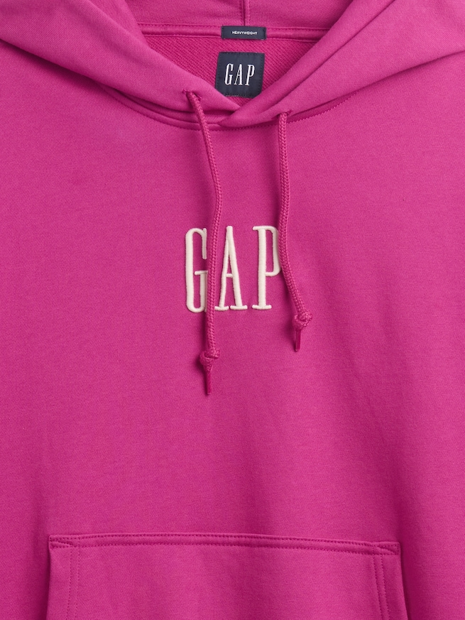 ヘビーウェイト オーバーサイズ GAPロゴパーカー-3