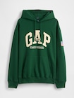 ヘビーウェイト タイムズスクエア GAPロゴパーカー-4