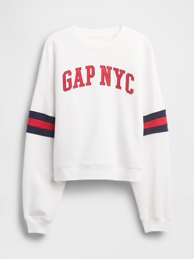 ヴィンテージソフト GAPロゴ ウェッジ スウェットシャツ-4