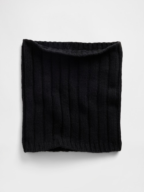 CashSoft カシミヤタッチ ワイドリブ マフラー