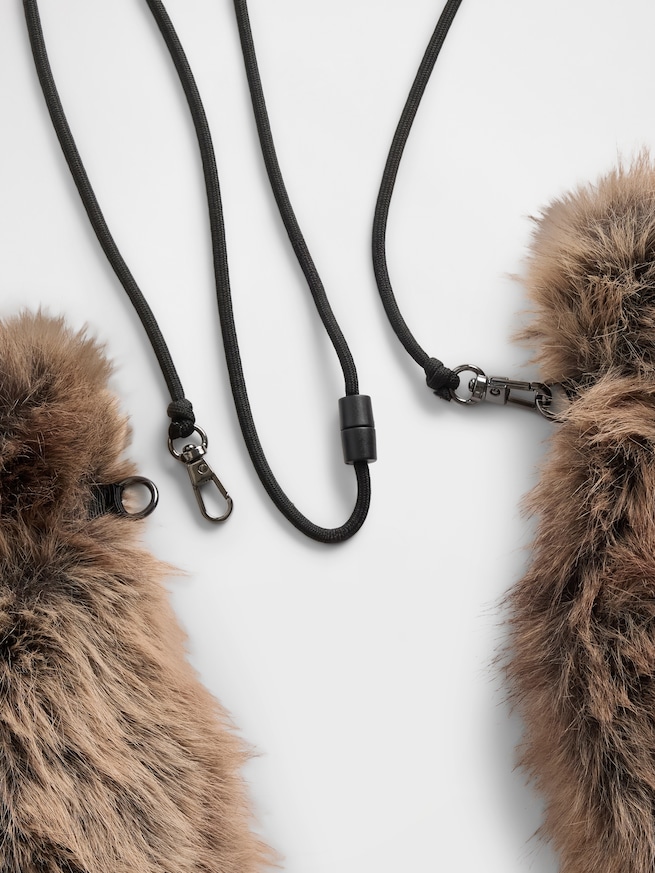 フェイクファー ミトン-1