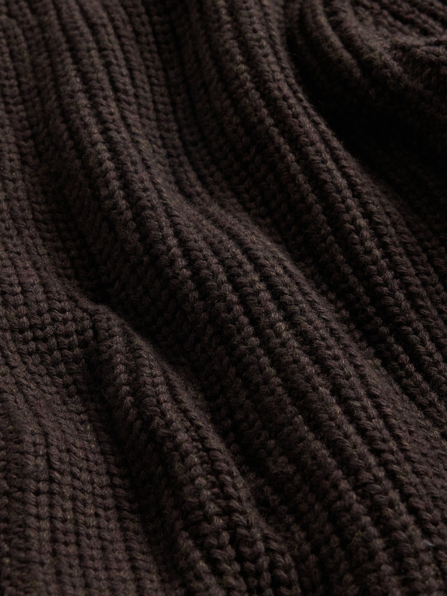 コットンブレンド ラップ ニットカーディガン-3