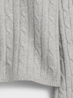 CashSoft カシミヤタッチ ケーブルニット クルーネックセーター-3