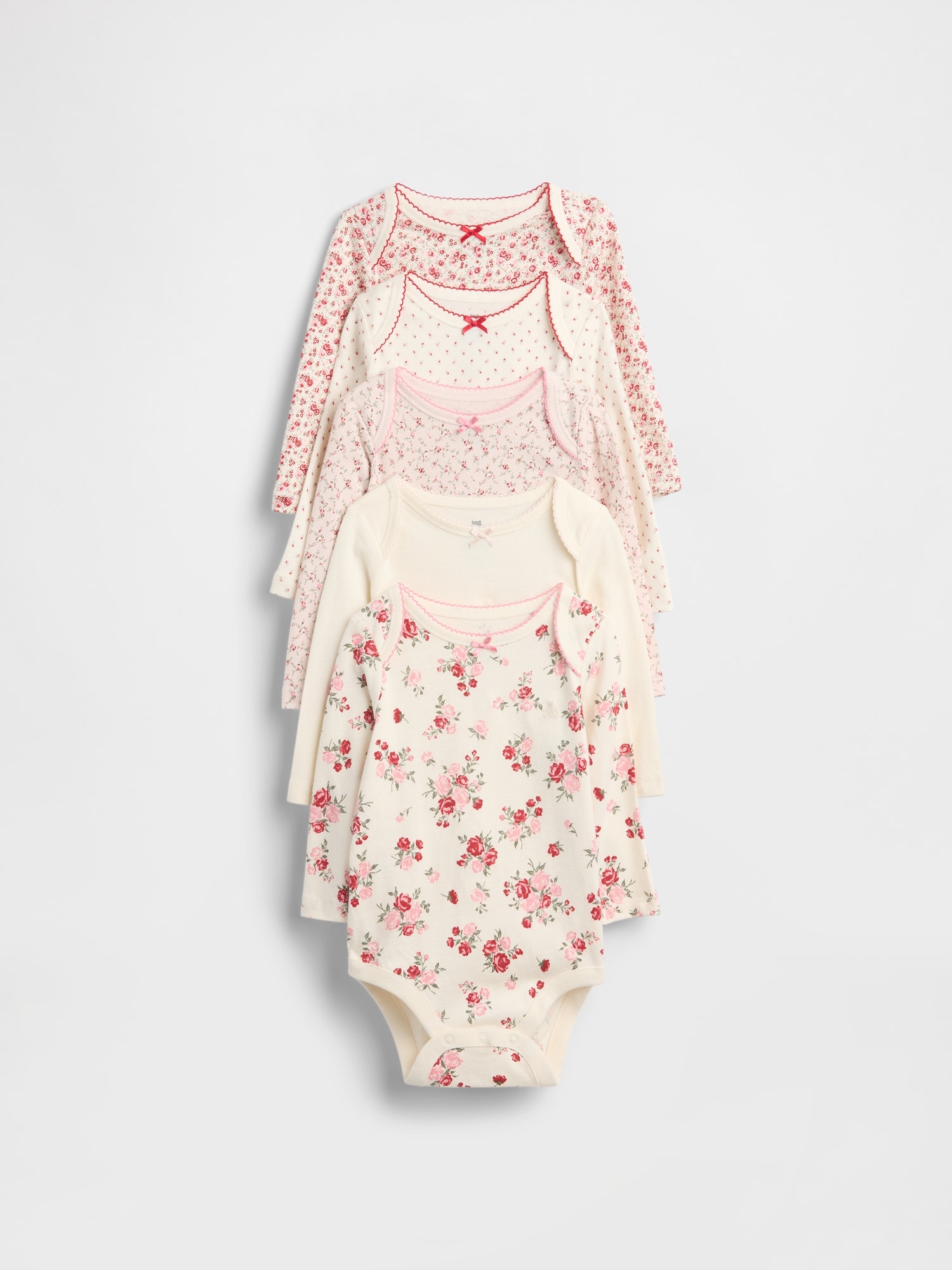 Baby First Favorite Organic Cotton Bodysuit (5-Pack)