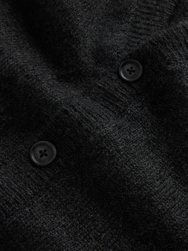 ふわもこ リラックス クロップド ニットカーディガン-3