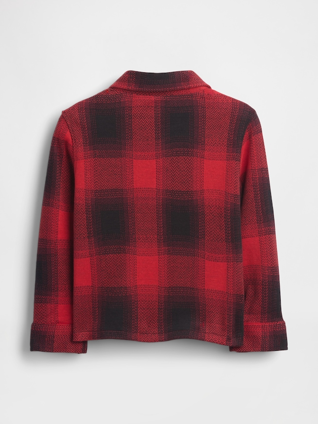 ニットジャージー プレイドシャツ (幼児・ベビー)-2