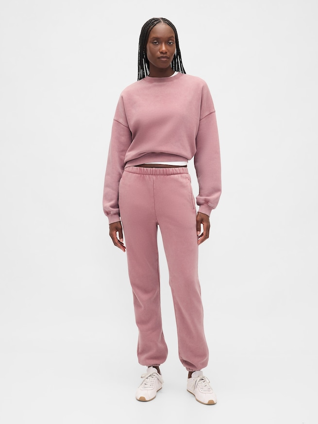 ヴィンテージソフト ウェッジ クルーネック スウェットシャツ-4