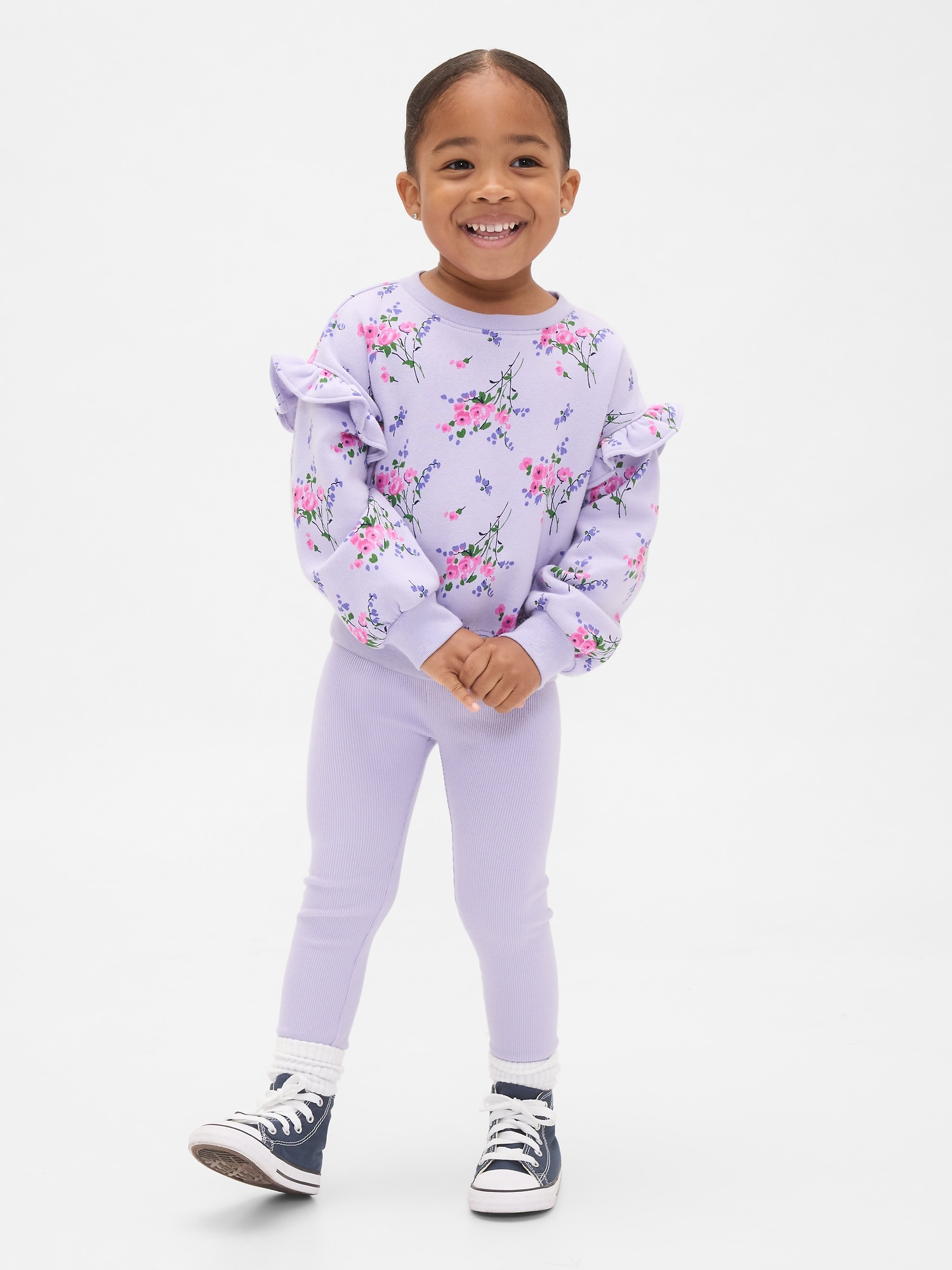 Gap スウェットシャツ & レギンス コーデセット (幼児・ベビー) Gap スウェットシャツ & レギンス コーデセット (幼児・ベビー)
