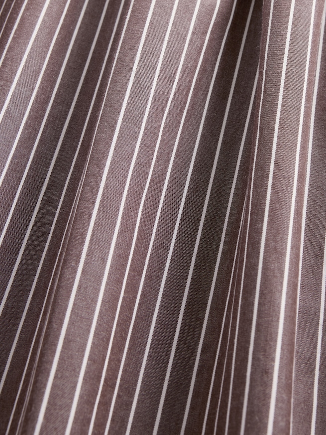 ポプリン ドロップウエスト マキシスカート-4