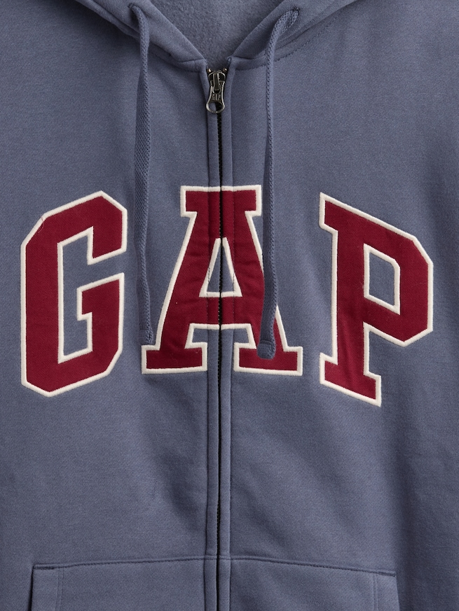 GAPアーチロゴ フルジップ パーカー(ユニセックス)-3