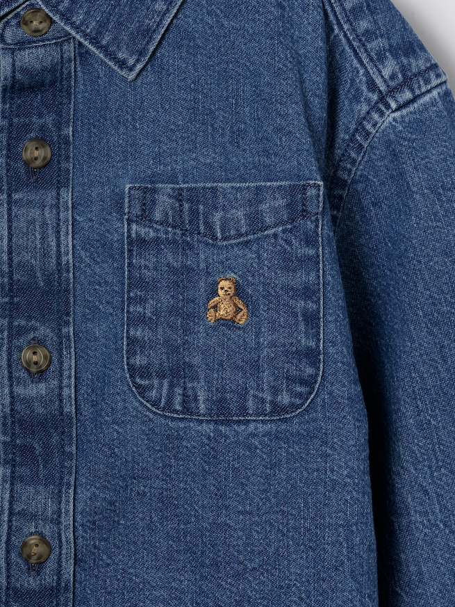 デニム ビッグシャツ (幼児・ベビー)-2