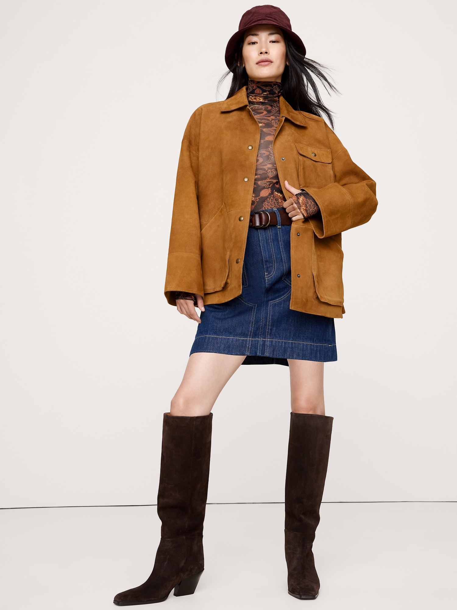 ヘリテージ スエード ジャケット-7