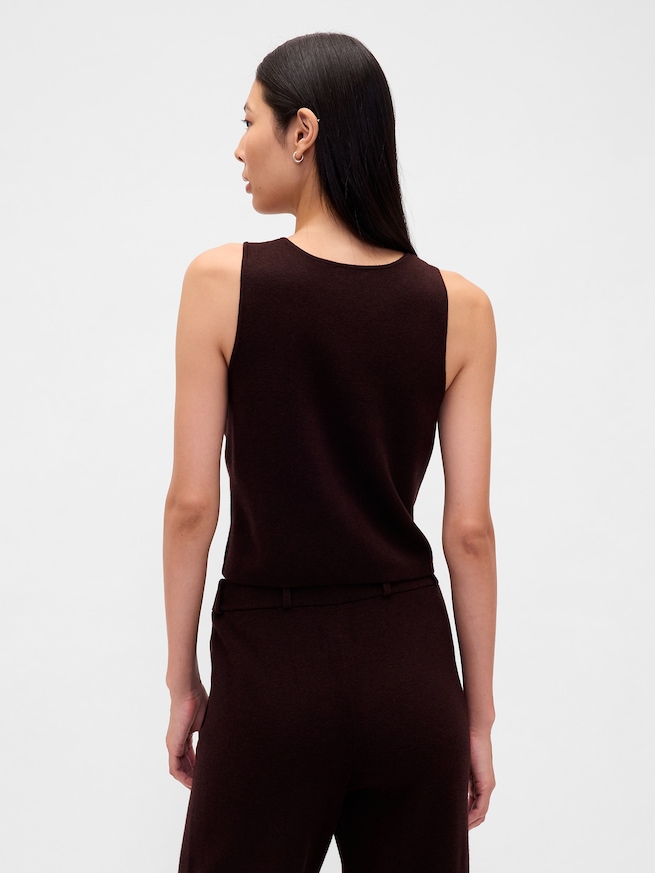 Cashsoft カシミヤタッチ ライトウェイト テーラードベスト-2