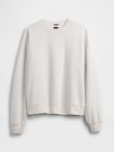 ヴィンテージソフト オーバーサイズ クロップド スウェットシャツ-4
