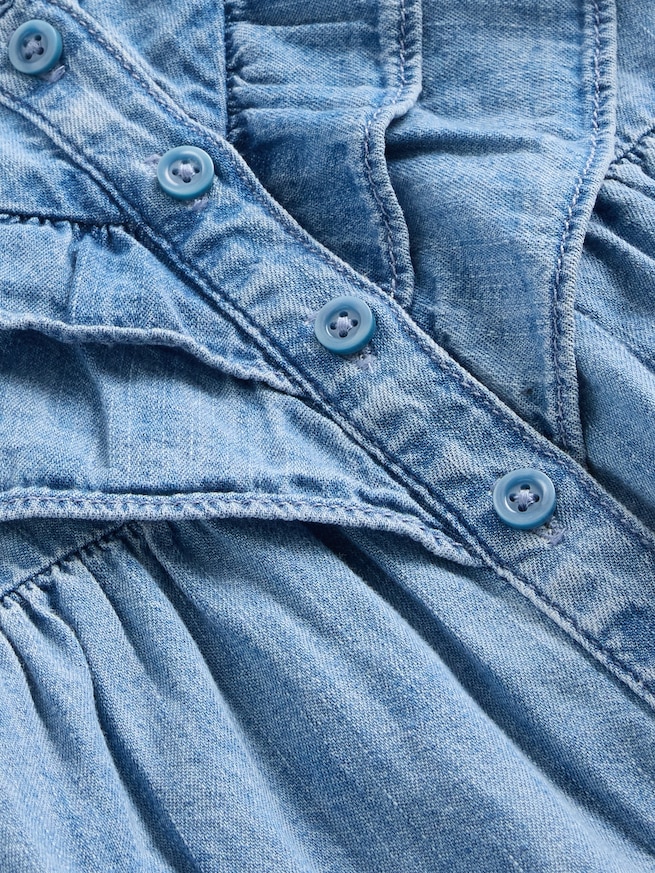 デニム ラッフル バブル コーデセット (ベビー)-2