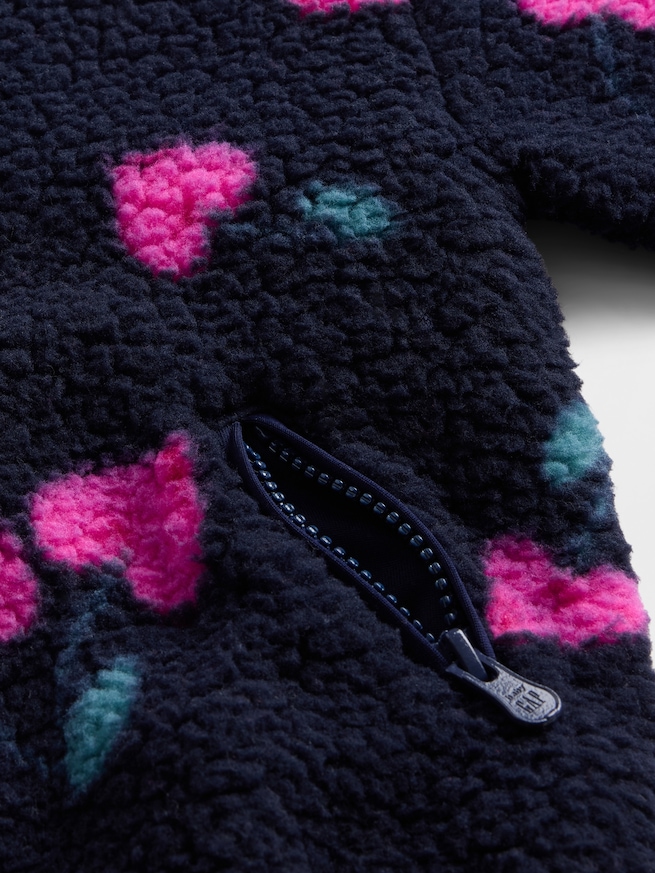 ボア ジップアップジャケット (幼児・ベビー)-2