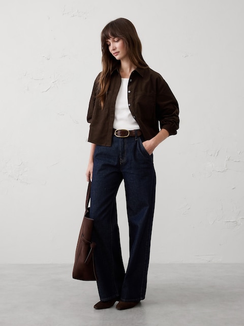 Corduroy Double Pocket Shirt
