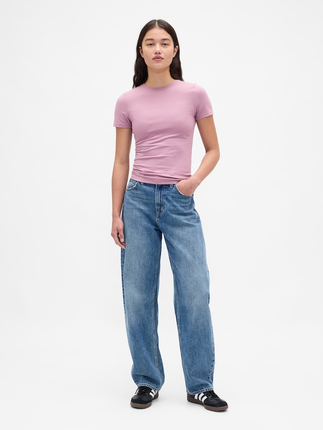 クロースニット ジャージーTシャツ-1