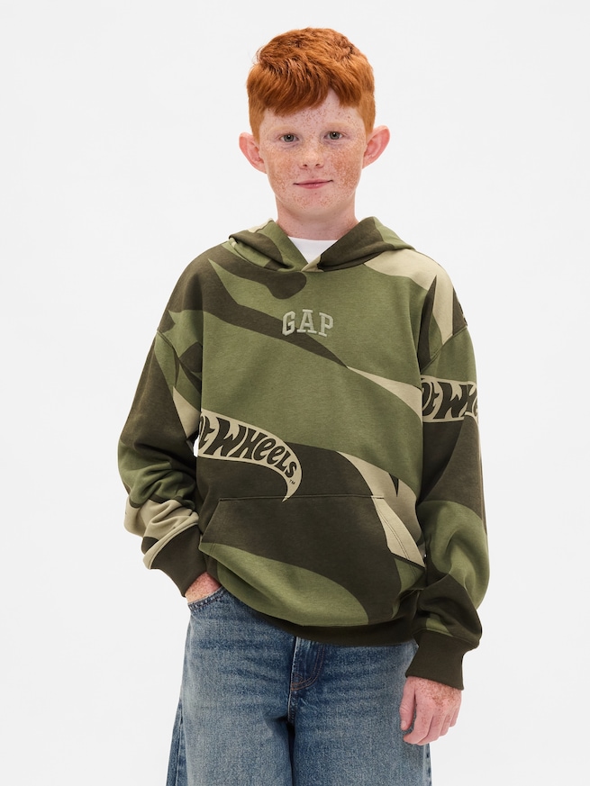 GapKids | ホットウィール リラックスフィット GAPロゴパーカー-0