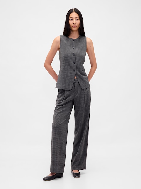 365 Low Rise Brushed Twill Pleated Trousers