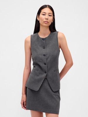 ハイネック ベスト