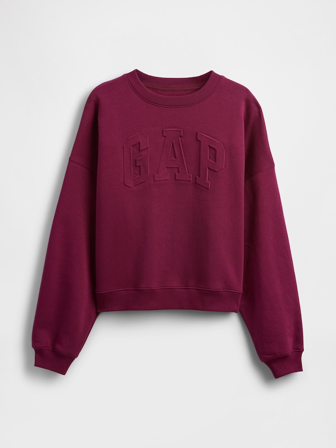 ヴィンテージソフト GAPロゴ ウェッジ スウェットシャツ-4