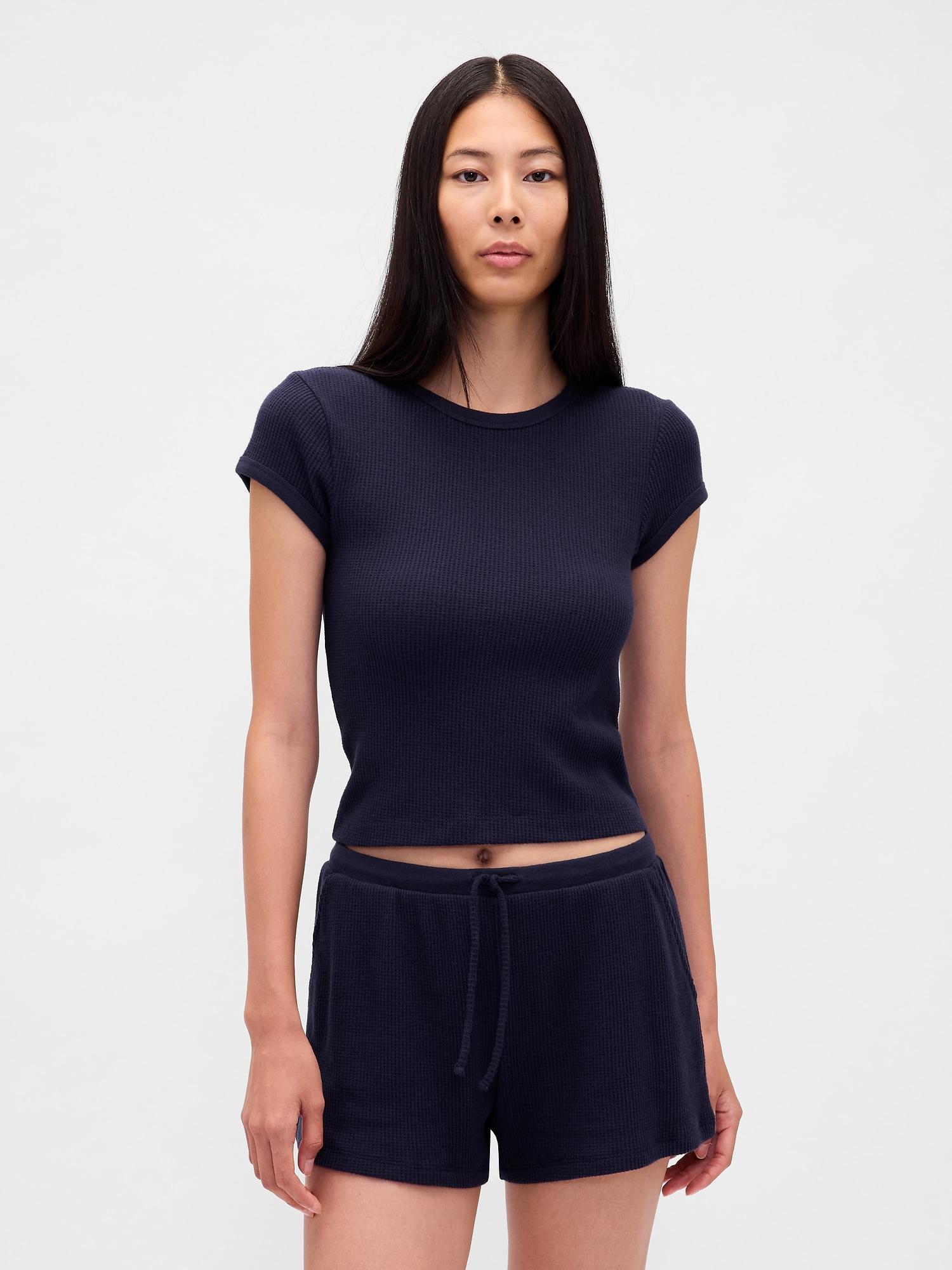 T-SHIRT DE PYJAMA GAUFRÉ