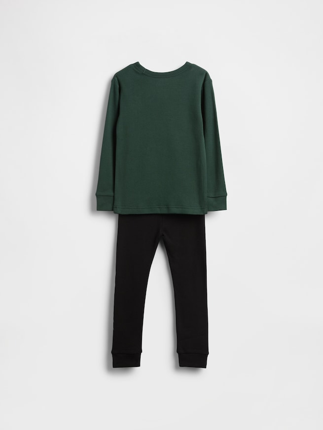 ウィキッド ブラッシュド オーガニックコットン パジャマセット (幼児・ベビー)-1