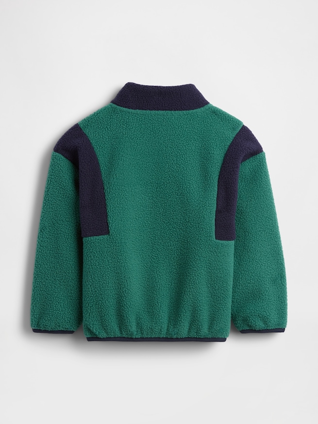 あったか 1/4ジップアップ プルオーバー (幼児・ベビー)-1