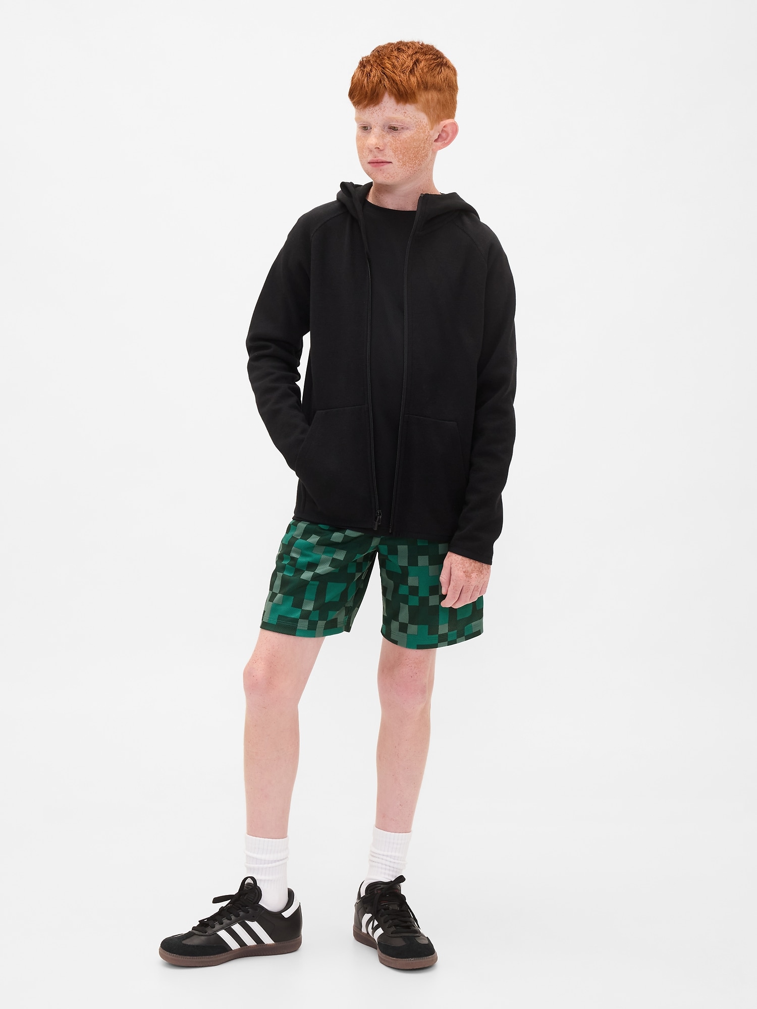 Kids GapFit 6" Recycled Mesh Easy Shorts