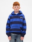 ラグビー ストライプ GAPロゴパーカー (キッズ)-0