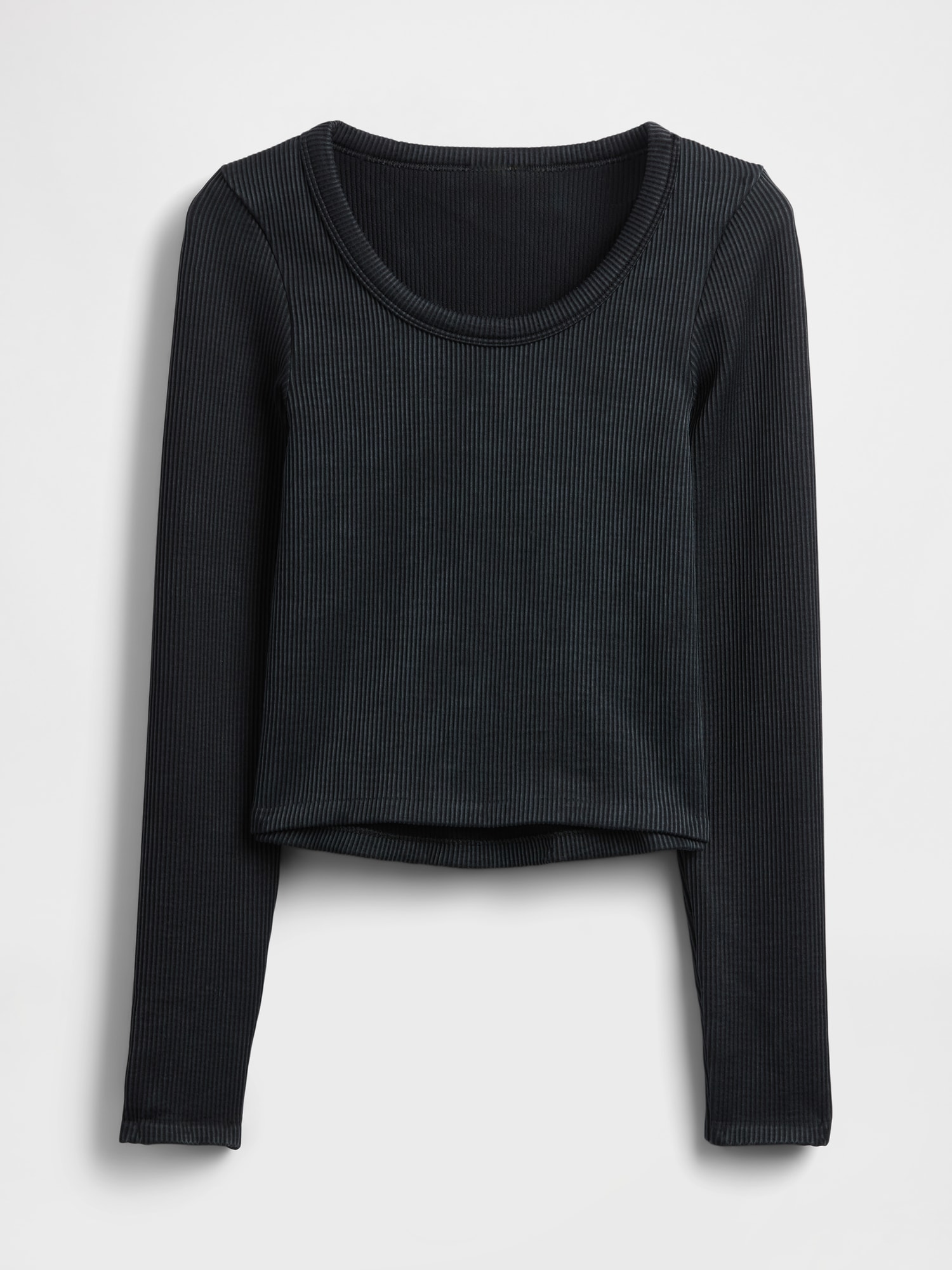 GapFit シームレス リブ クロップドトップス-3