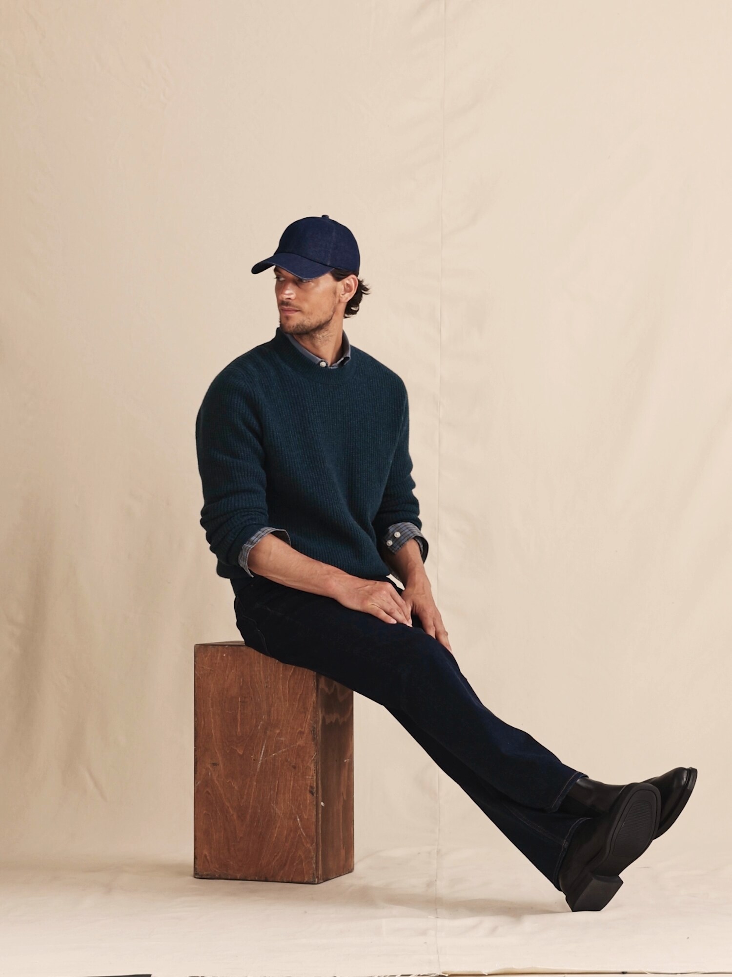 ストレート リュクス トラベラージーンズ-6