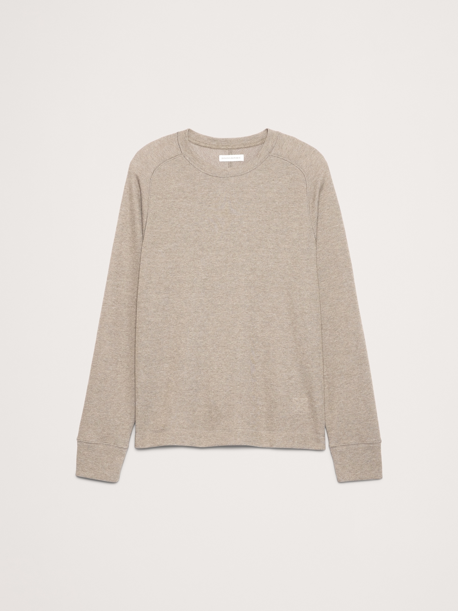 スラブ ダブルニット クルーネックTシャツ-3