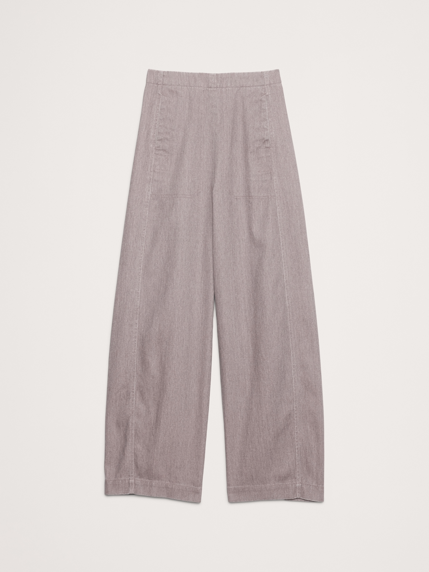 ハイライズ ユーティリティ バレルレッグ パンツ-4