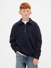 ヴィンテージソフト 1/4ジップアップ プルオーバー (キッズ)-0