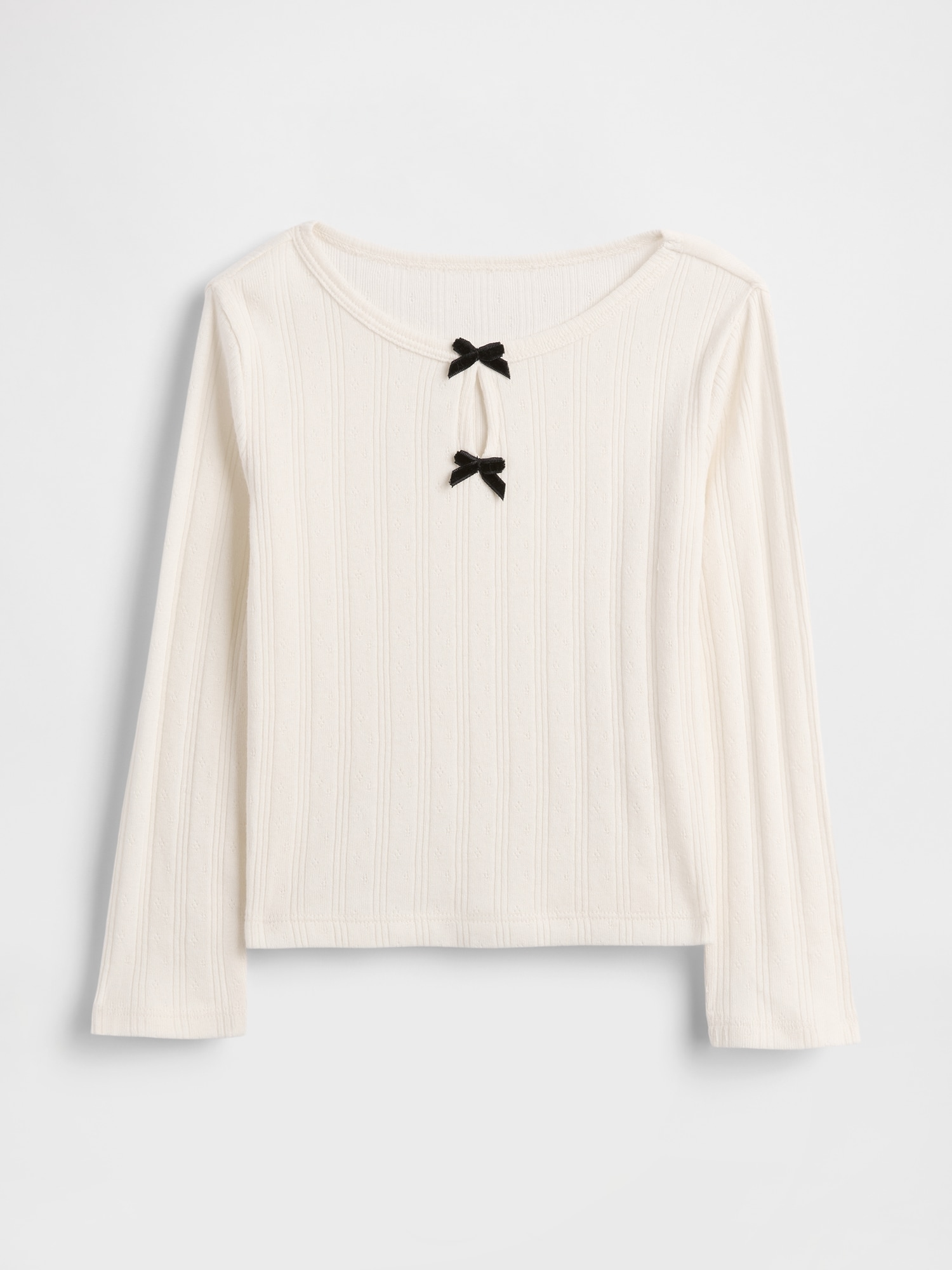 Baby & Toddler Pointelle Bow Top