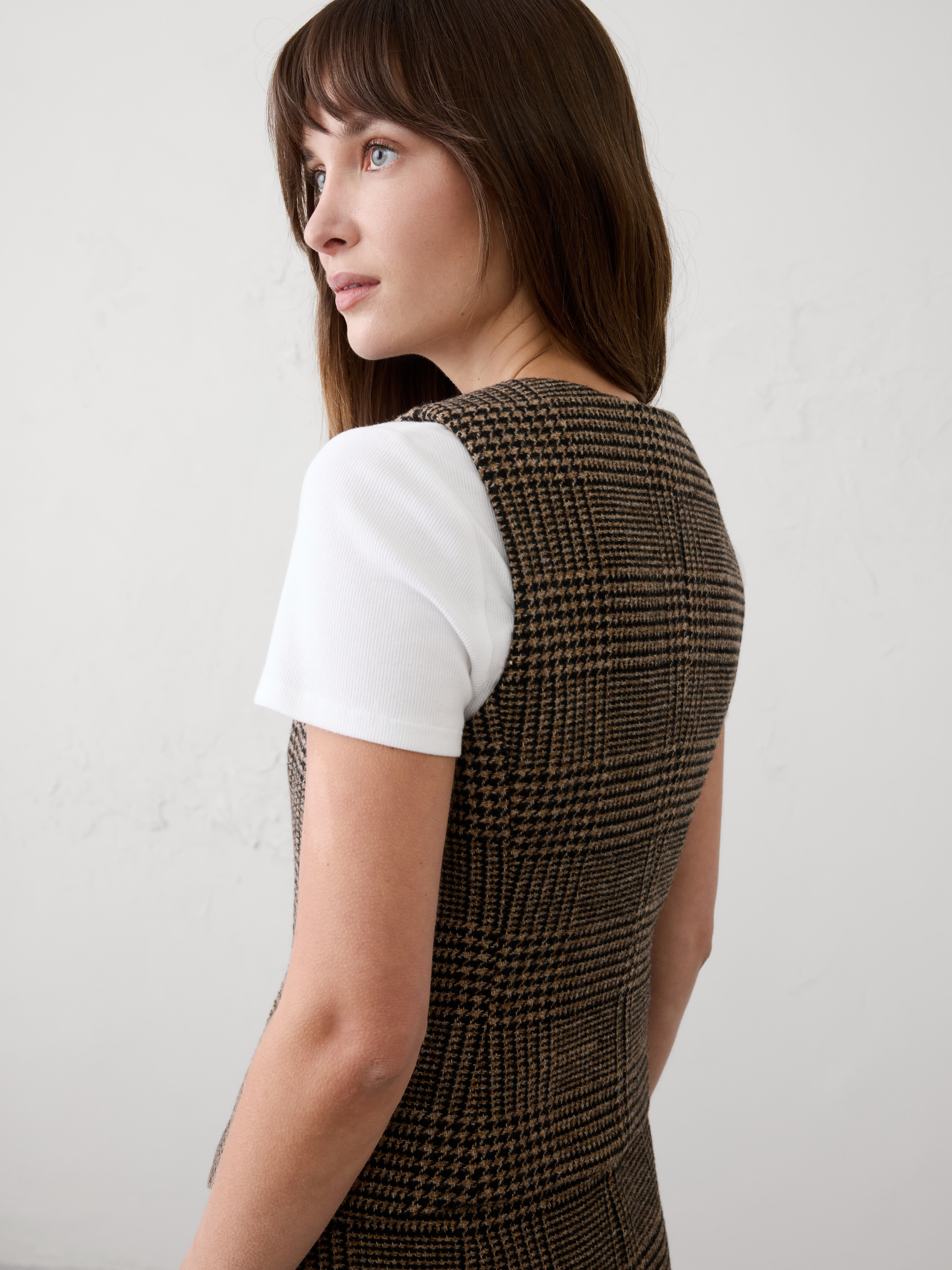 Plaid Short Classic Vest | Banana Republic Factory