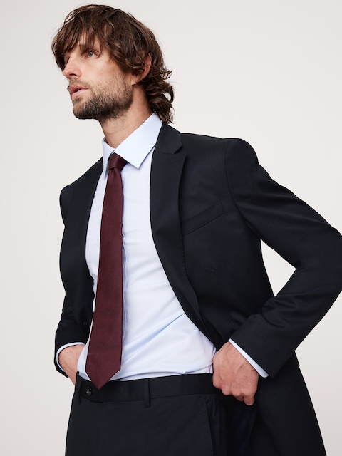 VESTE DE COMPLET EN TISSU PANAMA ITALIEN SIGNATURE