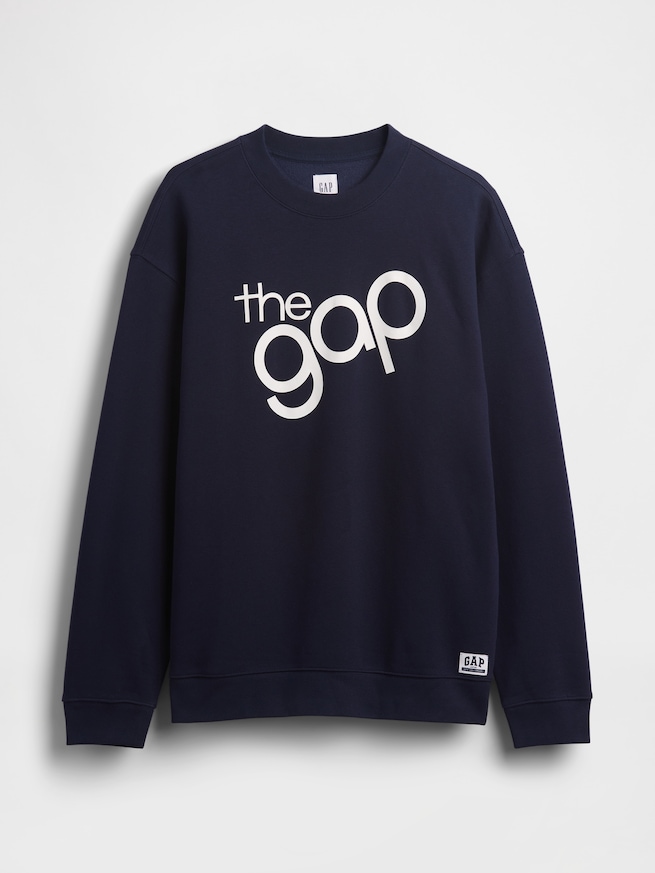 リラックスフィット GAPロゴ クルーネック スウェットシャツ-4