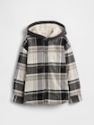 裏ボア フード付き フランネル シャケット (キッズ)-1