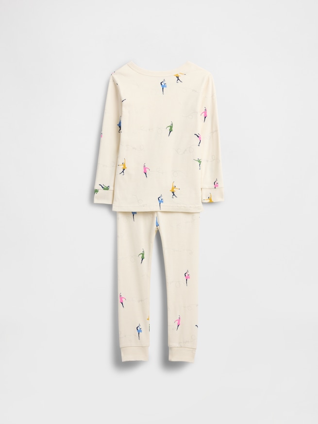 オーガニック ブラッシュドコットン パジャマセット (幼児・ベビー)-1
