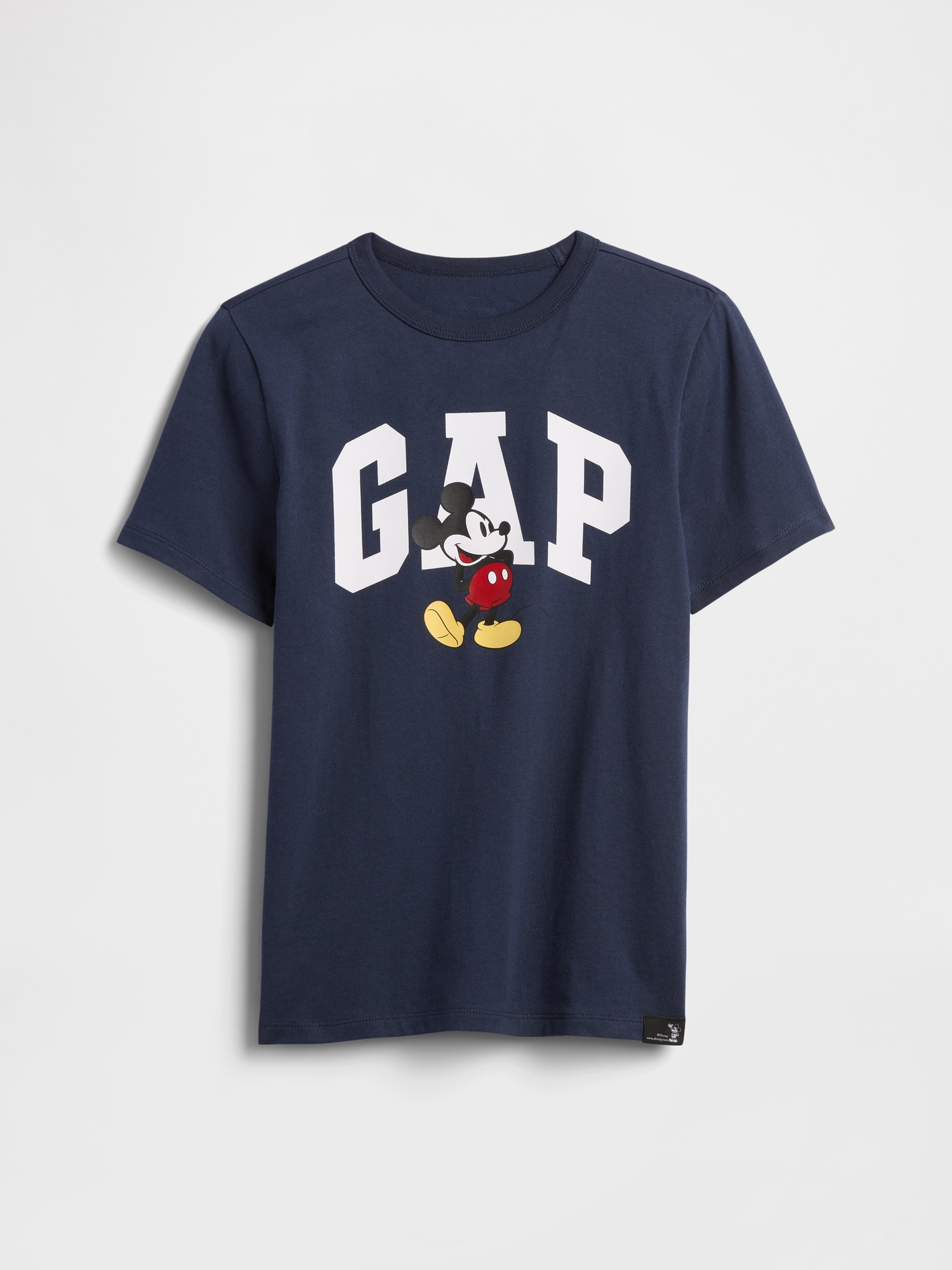 Gapkids × disney mickey mouse logo t-shirt