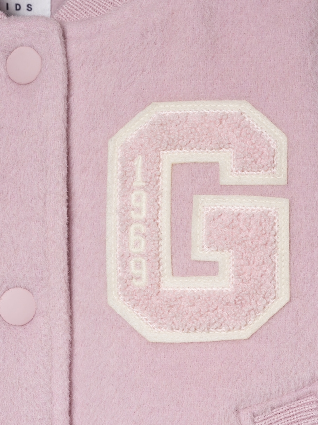 ウール混 バーシティスタイル ボンバージャケット (キッズ)-2