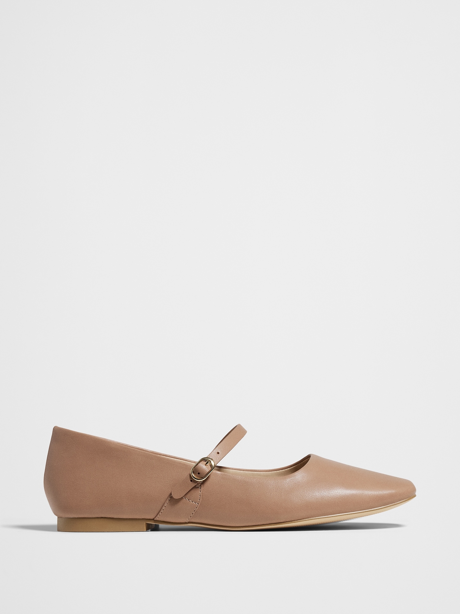 Vegan Leather Maryjane Ballet Flat