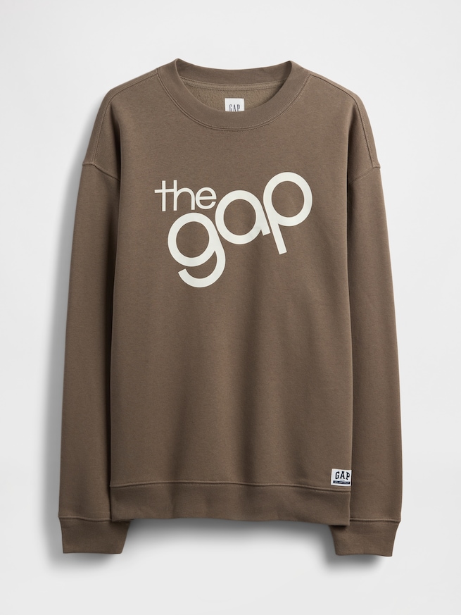 リラックスフィット GAPロゴ クルーネック スウェットシャツ-4