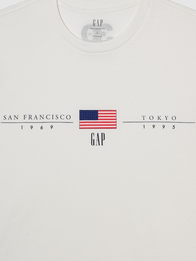 Gap Japan 30周年 ヘビーウェイト Tシャツ-2