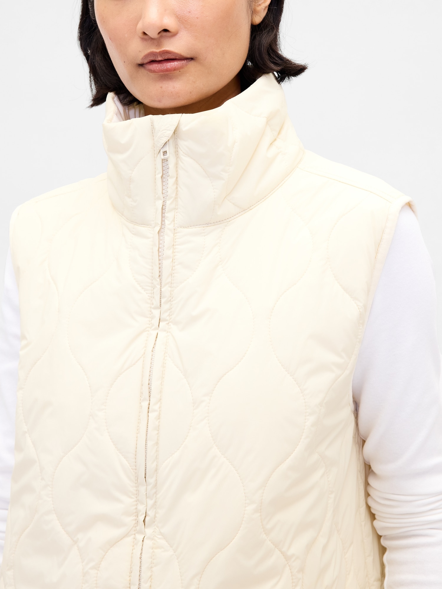 Recycled Lightweight Quilted Puffer Vest